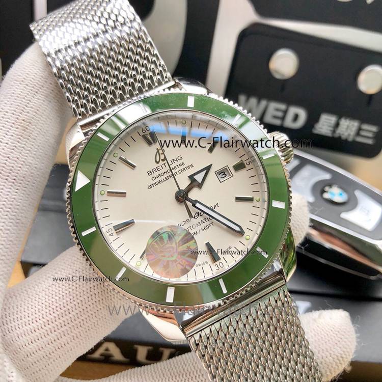 Copy Breitling Superocean Heritage II B20 Green Ceramic Watch Copy Breitling Superocean Heritage II B20 Green Ceramic Watch